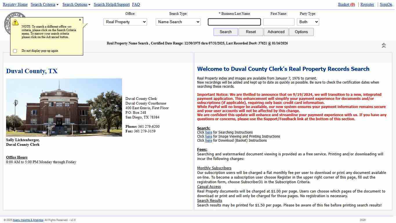 Welcome to 20/20 Perfect Vision Land Records I2