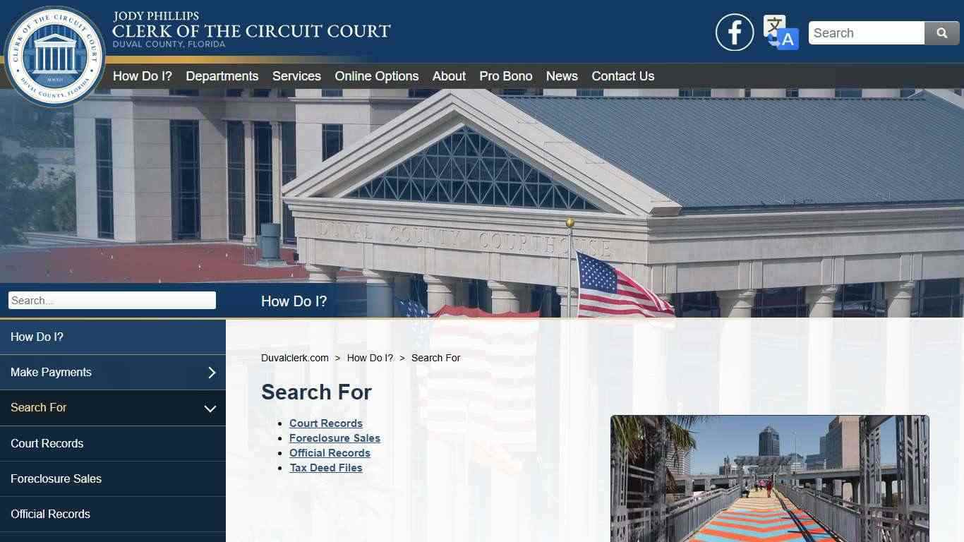 Duvalclerk.gov - Search For